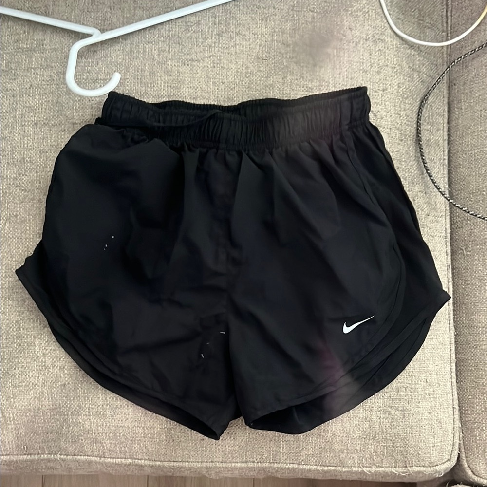 Nike Black Athletic Shorts Lightweight Elastic Waist